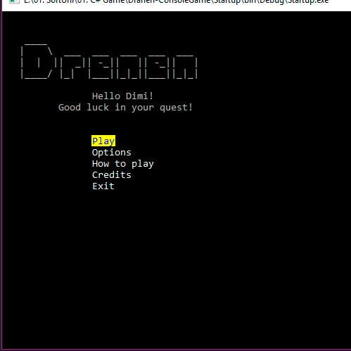 Drenen Console Game
